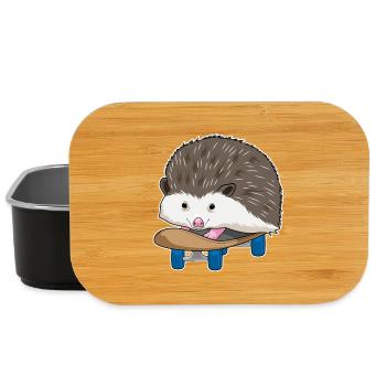 Hedgehog Skater Skateboard - Boîte à goûter - noir - Devant