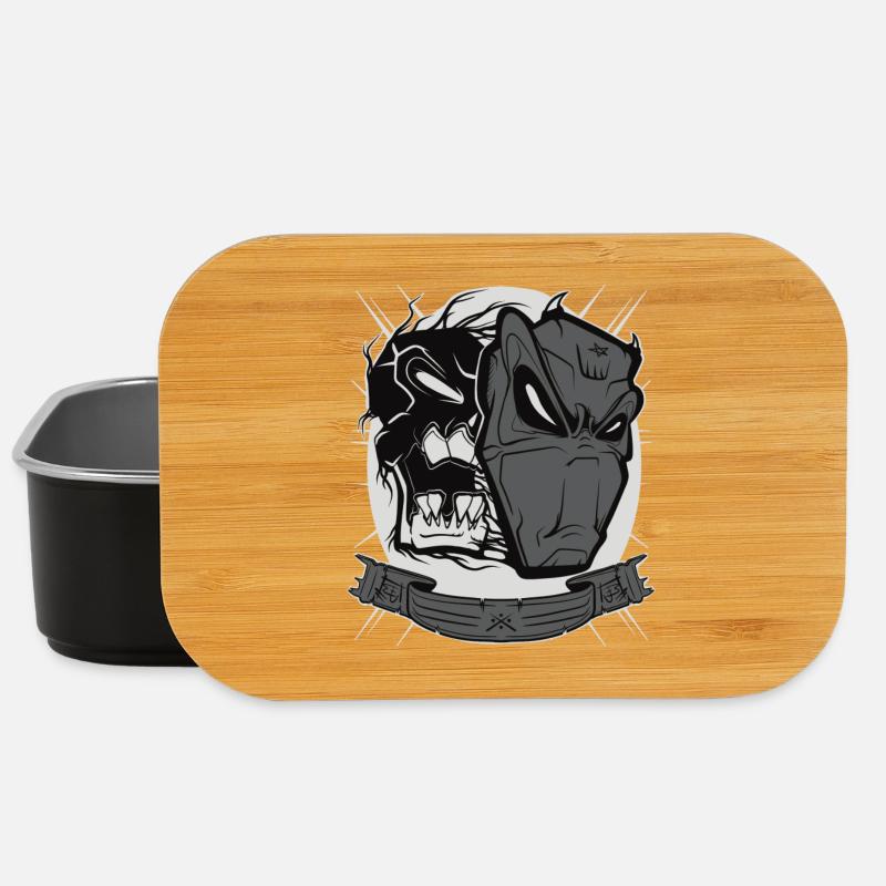 Devil mask - Lunch Box - Schwarz