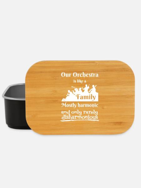 Unser Orchester ist wie eine Familie - Lunch Box - Schwarz