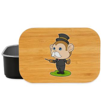 Monkey Wizard Wand - Lunch Box - black - Front