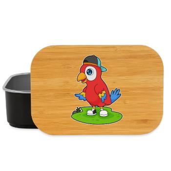 École de casquette étudiante Parrot - Boîte à goûter - noir - Devant