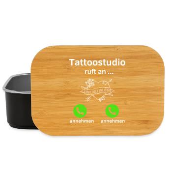 Tatoostudio ruft an - annehmen oder annehmen? - Lunch Box - Schwarz - Vorne