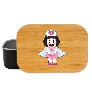 Krankenschwester Engelsflügel - Lunch Box - Schwarz - Vorne