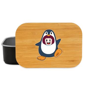Costume de pingouin Girl - Boîte à goûter - noir - Devant