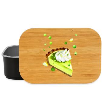 Limettenkuchen Citrone Limette - Lunch Box - Schwarz - Vorne