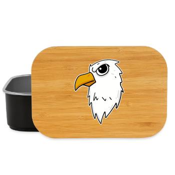 Eagle Head - Lunch Box - black - Front