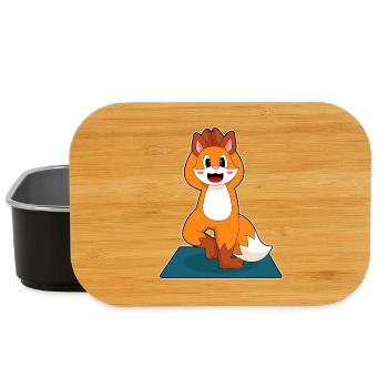 Fuchs Yoga Fitness Gymnastik - Lunch Box - Schwarz - Vorne