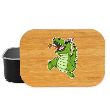 Dino Party - Lunch Box - black - Front