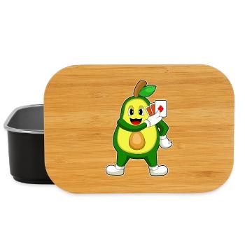 Cartes de poker Avocado Poker - Boîte à goûter - noir - Devant