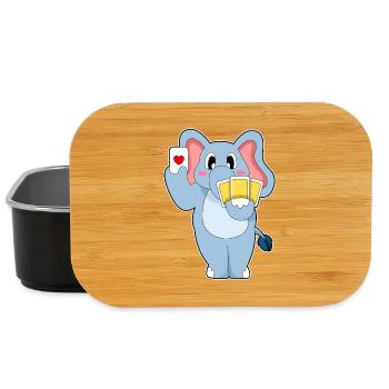 Elefant Poker Pokerkarten - Lunch Box - Schwarz - Vorne