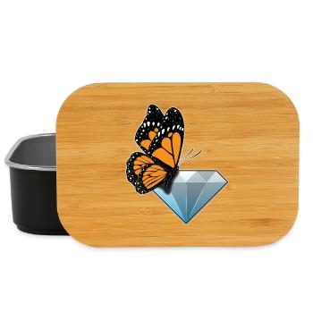 Butterfly Diamond - Lunch Box - black - Front