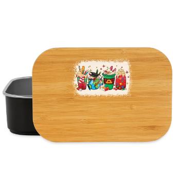 Herbst-heiße-schokolade-tasse Für Lehrer - Lunch Box - Schwarz - Vorne
