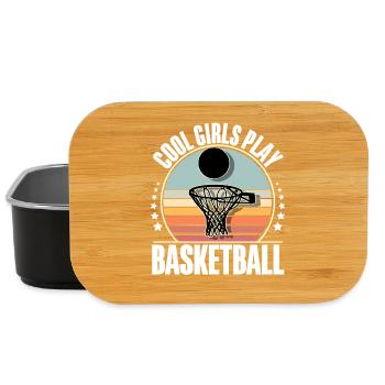 Basketball féminin Basketball féminin - Boîte à goûter - noir - Devant