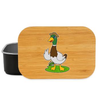 Chapeau de canard - Boîte à goûter - noir - Devant