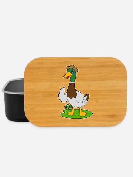 Chapeau de canard - Boîte à goûter - noir