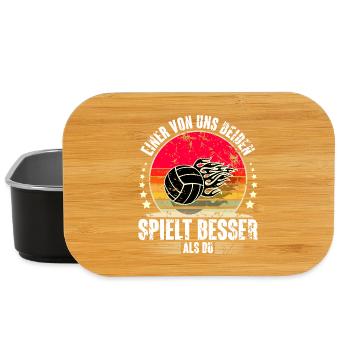 Volleyball - Lunch Box - Schwarz - Vorne