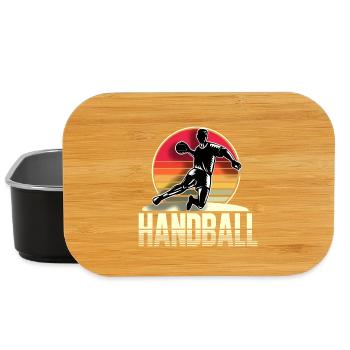Handball Handball Player - Lunch Box - black - Front