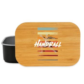 Handball Handball Player - Lunch Box - black - Front