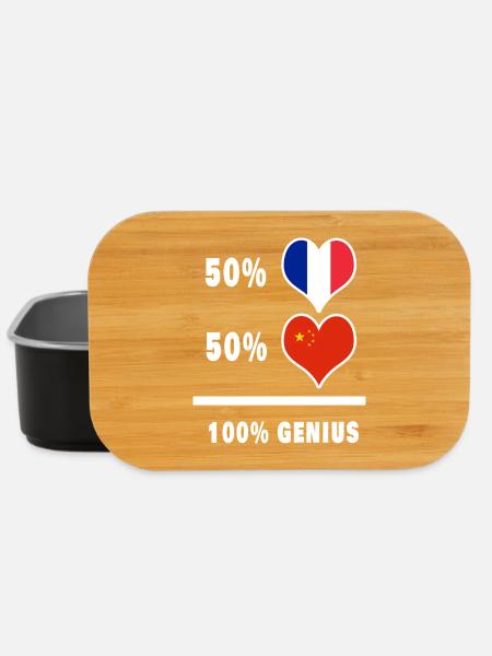 France et Vietnam 100% design génial - Boîte à goûter - noir