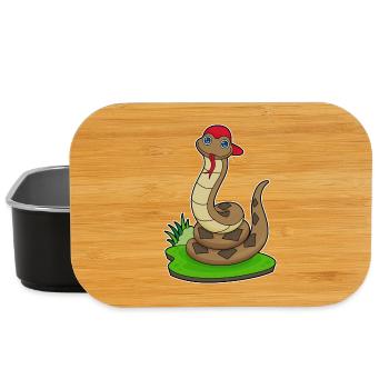 Bonnet de serpent - Boîte à goûter - noir - Devant