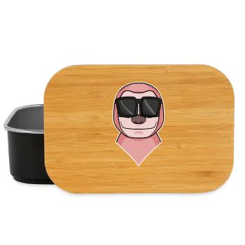 Sloth with sunglasses - Lunch Box - black - Front