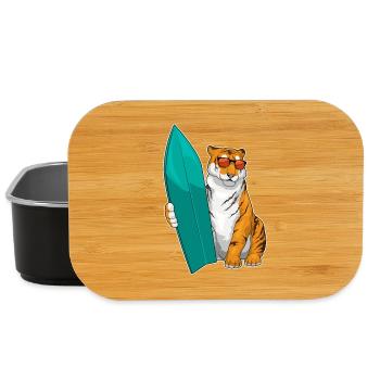 Tiger Surfing Planche de surf Été - Boîte à goûter - noir - Devant