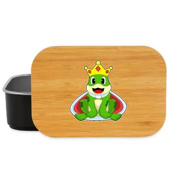 Frog Crown - Lunch Box - black - Front