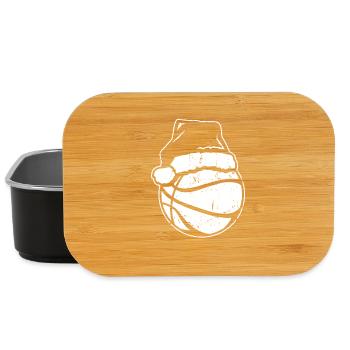 Basketball Santa Claus - Lunch Box - black - Front