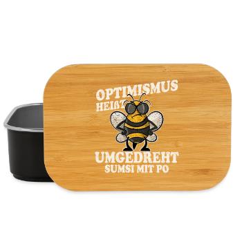 Imker Bienen - Lunch Box - Schwarz - Vorne