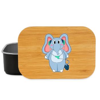 Musique casque Elephant - Boîte à goûter - noir - Devant