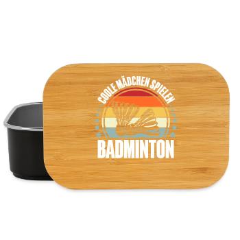 Badminton - Lunch Box - Schwarz - Vorne