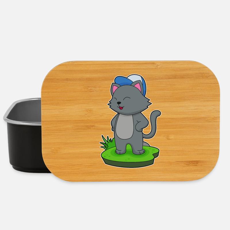 Casquette pour chat - Boîte à goûter - noir