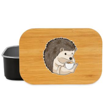 Tasse de café Hedgehog - Boîte à goûter - noir - Devant