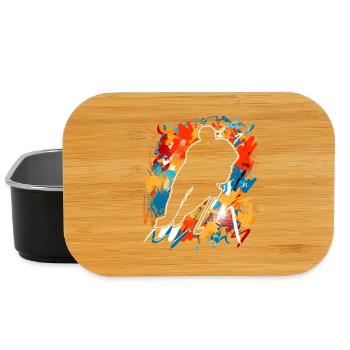 Eishockey  - Lunch Box - black - Front