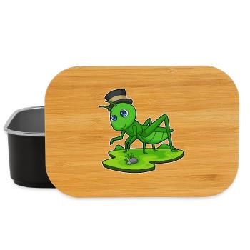 Caterpillar Gentleman Top Hat - Lunch Box - black - Front