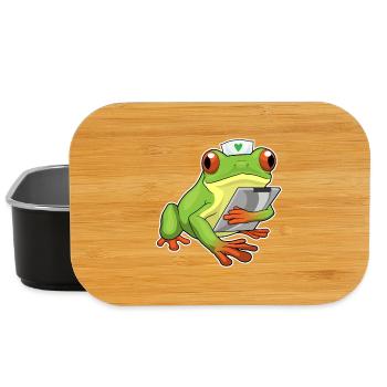 Frog Nurse - Lunch Box - black - Front