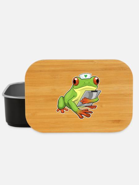 Frog Nurse - Lunch Box - black