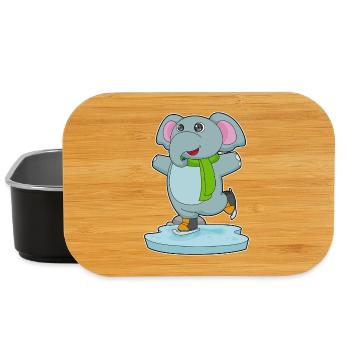 Patins à glace éléphants - Boîte à goûter - noir - Devant
