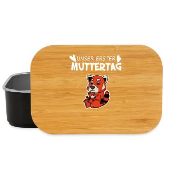 Muttertag - erster Muttertag Geschenk - Lunch Box - Schwarz - Vorne