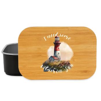 Vitamin Sea Leuchtturm - Lunch Box - Schwarz - Vorne