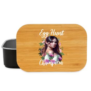 Egg Hunt Champion Girl - Lunch Box - black - Front