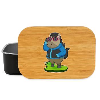 Pferd Sonnenbrille - Lunch Box - Schwarz - Vorne