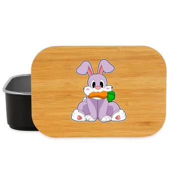 Rabbit Carrot - Lunch Box - black - Front