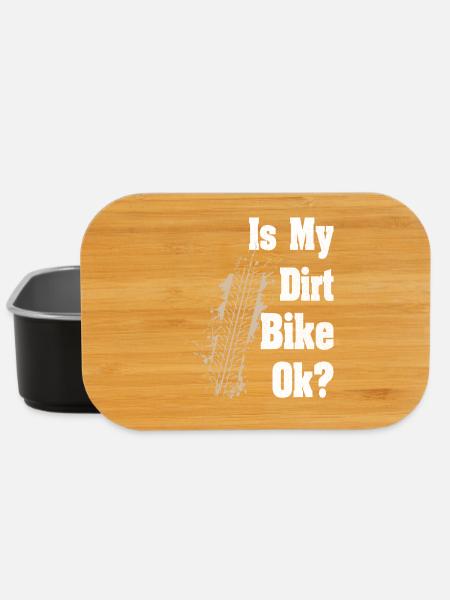 Is my Dirt bike Ok Road Biker - Lunch Box - black