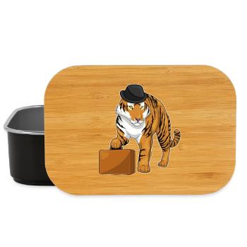 Tiger Entrepreneur Briefcase - Lunch Box - black - Front