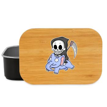 Grim Reaper Elephant - Lunch Box - black - Front