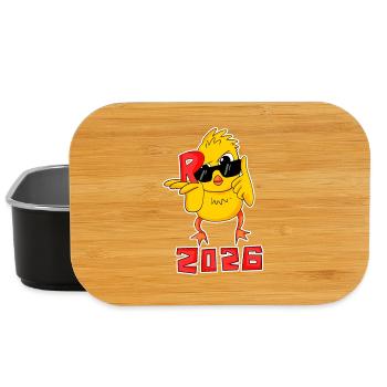 Renteneintritt 2026 Rentner Ruhestand Rente - Lunch Box - Schwarz - Vorne