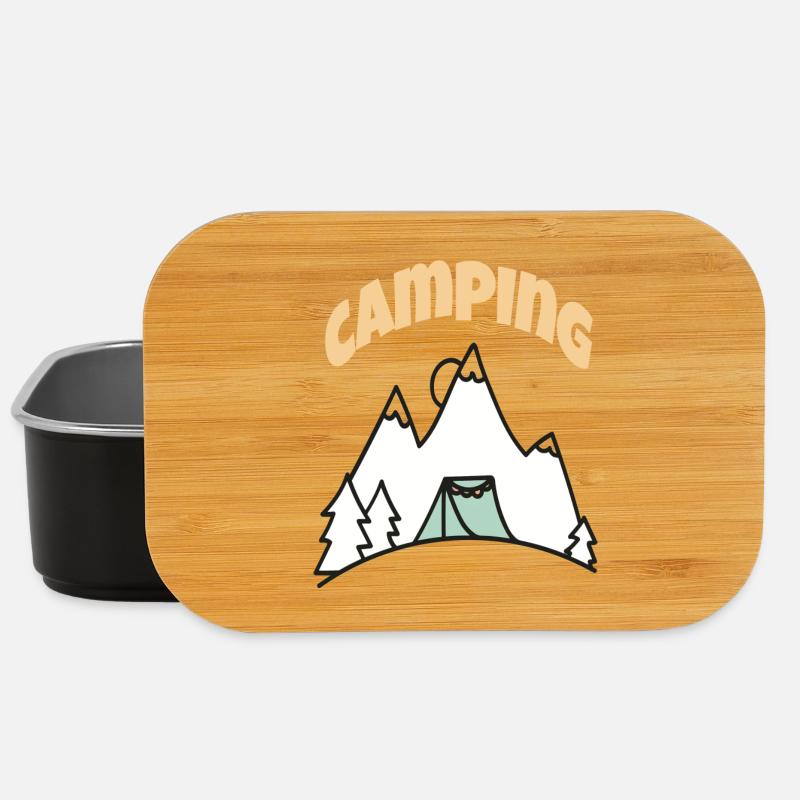 Camping Life - Lunch Box - black