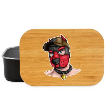 PuppyRed - Lunch Box - black - Front