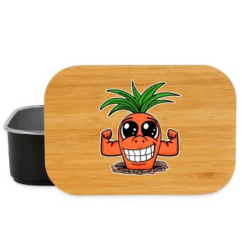 starke Karotte - Lunch Box - Schwarz - Vorne